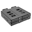 תמונה של כלוב כוננים SilverStone FS204-US ל-4 כונני U.2 בגודל 2.5 אינץ'