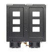 תמונה של כלוב כוננים SilverStone FS204-US ל-4 כונני U.2 בגודל 2.5 אינץ'