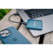 תמונה של כונן SSD Verbatim SnapBack 2TB בצבע כחול מטאלי