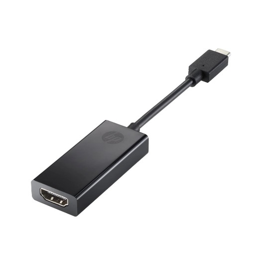 תמונה של מתאם HP USB-C ל-HDMI 2.0 בצבע שחור 2PC54AA