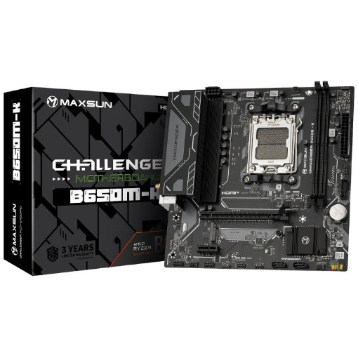 Изображение Материнская плата MAXSUN Challenger B650M-K WIFI.