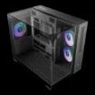Picture of GAMDIAS ATLAS M3M computer case in black.