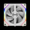Изображение Вентилятор GAMDIAS AEOLUS P2-1201 WH белого цвета.
