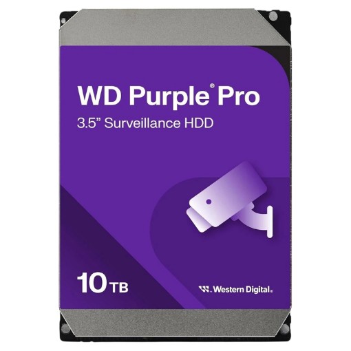 תמונה של כונן קשיח פנימי Western Digital WD Purple Pro 10TB WD102PURP 3.5"