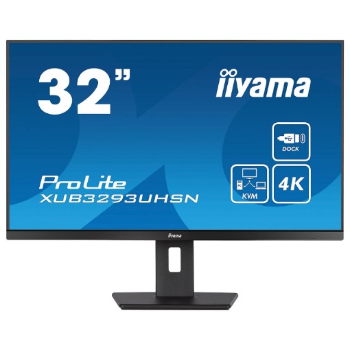 Изображение Монитор IIYAMA ProLite XUB3293UHSN-B5 размером 31,5 дюйма.