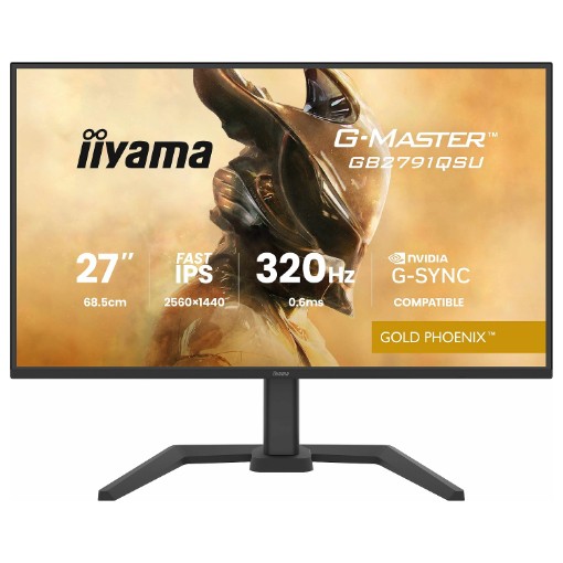 תמונה של מסך מחשב לגיימינג IIYAMA G-Master GB2791QSU-B1 בגודל 27 אינץ'