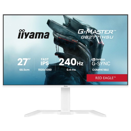 תמונה של מסך מחשב לגיימינג IIYAMA G-Master GB2771HSU-W1 בגודל 27 אינץ'