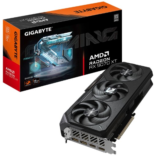 Изображение Видеокарта Gigabyte Radeon RX 9070 XT GAMING 16G.