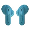 Picture of JBL Tune Beam 2 TWS wireless headphones in turquoise color.