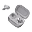 Picture of JBL Live Beam 3 TWS wireless headphones in silver color.