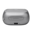 Picture of JBL Live Beam 3 TWS wireless headphones in silver color.