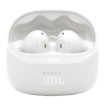 Picture of JBL Tune Beam 2 TWS wireless headphones in white.