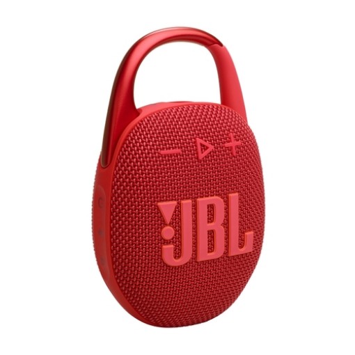 Изображение Портативная колонка JBL Clip 5 красного цвета.