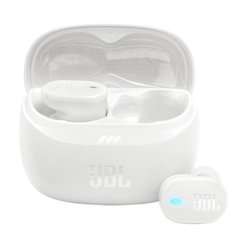 Изображение Беспроводные наушники JBL Tune Buds 2 TWS белого цвета.