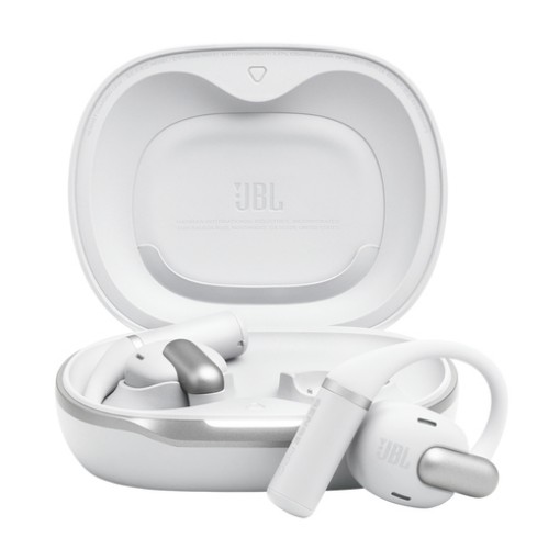 Изображение Беспроводные наушники JBL Sense Pro TWS белого цвета.
