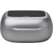Picture of JBL Live Flex 3 TWS wireless headphones in silver color.