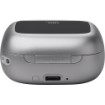 Picture of JBL Live Flex 3 TWS wireless headphones in silver color.