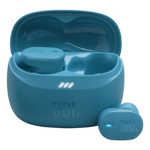 Изображение Беспроводные наушники JBL Tune Buds 2 TWS бирюзового цвета.