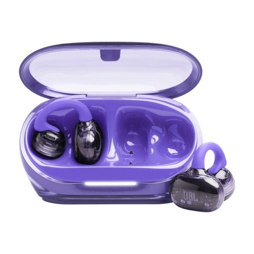 Изображение Беспроводные наушники JBL Soundgear Clips фиолетового цвета.