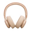 Изображение Беспроводные накладные наушники JBL Live 770NC бежевого цвета.
