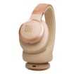 Изображение Беспроводные накладные наушники JBL Live 770NC бежевого цвета.