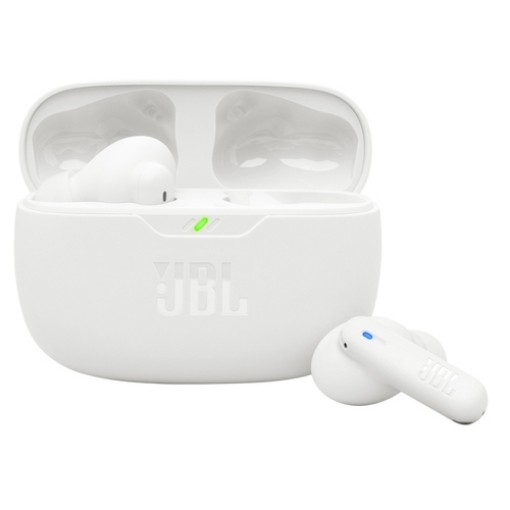 Изображение Беспроводные наушники JBL Wave Beam 2 TWS белого цвета.