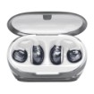 Изображение Беспроводные наушники JBL Soundgear Clips белого цвета.