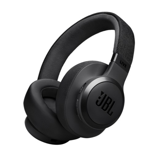 Изображение Беспроводные накладные наушники JBL Live 770NC черного цвета.