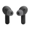 Picture of JBL Tune 245NC TWS wireless headphones in black.