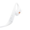 Picture of JBL Endurance Pace TWS wireless sports headphones in white.