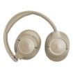 Изображение Беспроводные накладные наушники JBL Tune 780NC бежевого цвета.
