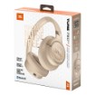 Изображение Беспроводные накладные наушники JBL Tune 780NC бежевого цвета.