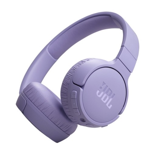 Изображение Беспроводные накладные наушники JBL Tune 670NC фиолетового цвета.