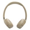 Изображение Беспроводные накладные наушники JBL Tune 680NC бежевого цвета.