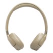 Изображение Беспроводные накладные наушники JBL Tune 680NC бежевого цвета.