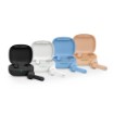 Изображение Беспроводные наушники JBL Wave Flex TWS бежевого цвета.