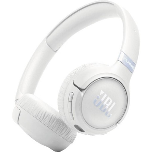 Изображение Беспроводные наушники JBL TUNE 680NC с шумоподавлением белого цвета.