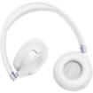 Изображение Беспроводные наушники JBL TUNE 680NC с шумоподавлением белого цвета.