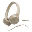 Изображение Проводные накладные наушники JBL Tune 530C USB-C бежевого цвета.