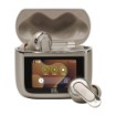 Picture of JBL TOUR PRO 3 TWS wireless headphones in titanium color.