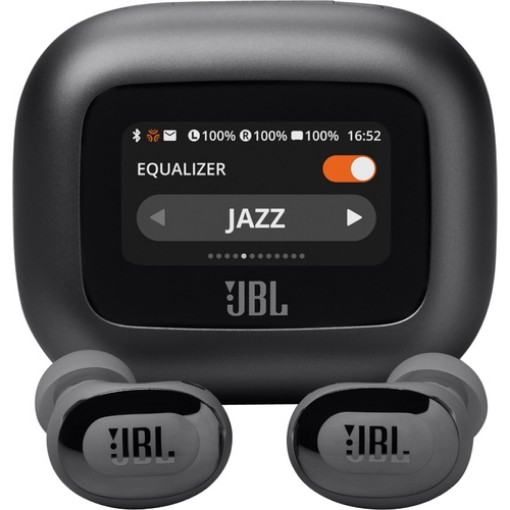 Изображение Беспроводные наушники JBL Live Buds 3 TWS черного цвета.