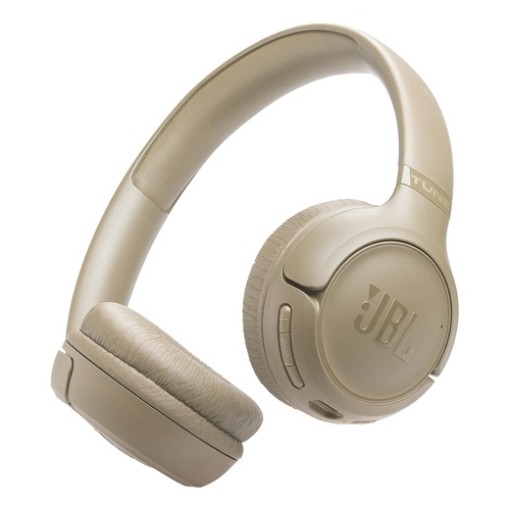 Изображение Беспроводные наушники JBL TUNE 530BT бежевого цвета.