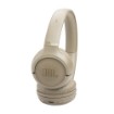 Изображение Беспроводные наушники JBL TUNE 530BT бежевого цвета.