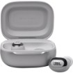 Изображение Беспроводные наушники JBL Live Buds 3 TWS серебристого цвета.