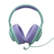 Изображение Проводные игровые наушники JBL Quantum 100M2 зеленовато-синие.