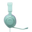 Изображение Проводные игровые наушники JBL Quantum 100M2 зеленовато-синие.