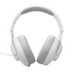 Изображение Проводные игровые наушники JBL Quantum 100M2 с микрофоном белого цвета.