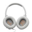Изображение Проводные игровые наушники JBL Quantum 100M2 с микрофоном белого цвета.