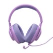 Изображение Проводные игровые наушники JBL Quantum 100M2 фиолетового цвета.