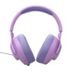Изображение Проводные игровые наушники JBL Quantum 100M2 фиолетового цвета.
